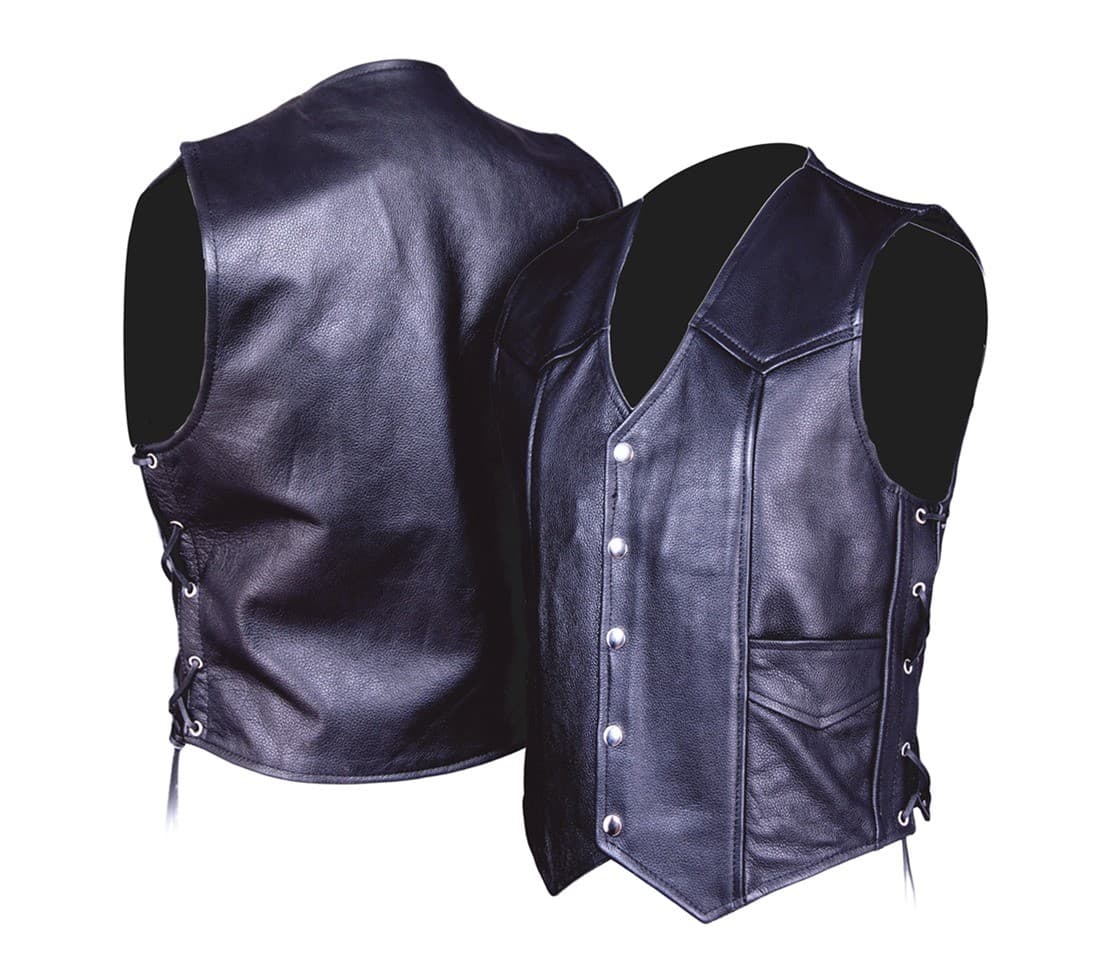 PROSTA, KLASYCZNA KAMIZELKA MOTOCYKLOWA KLUBOWA KM004