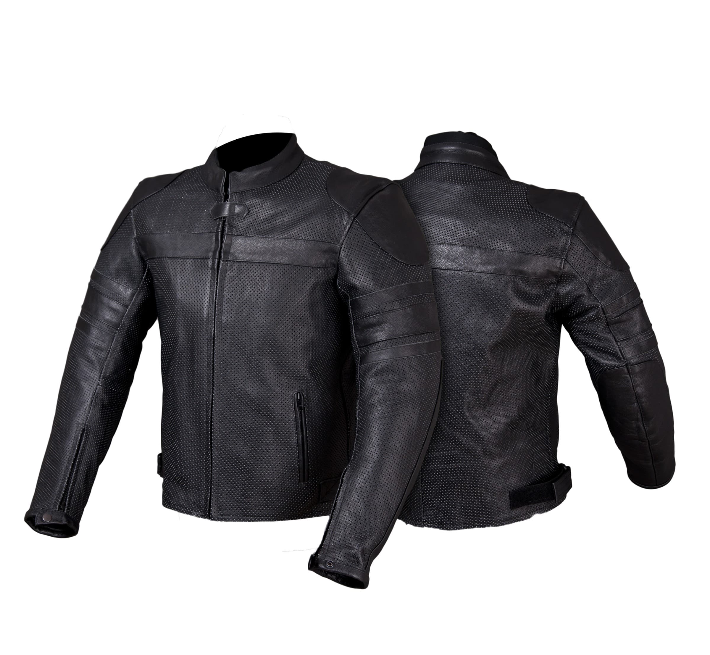 KURTKA MOTOCYKLOWA SKÓRZANA LETNIA PERFOROWANA KSM028