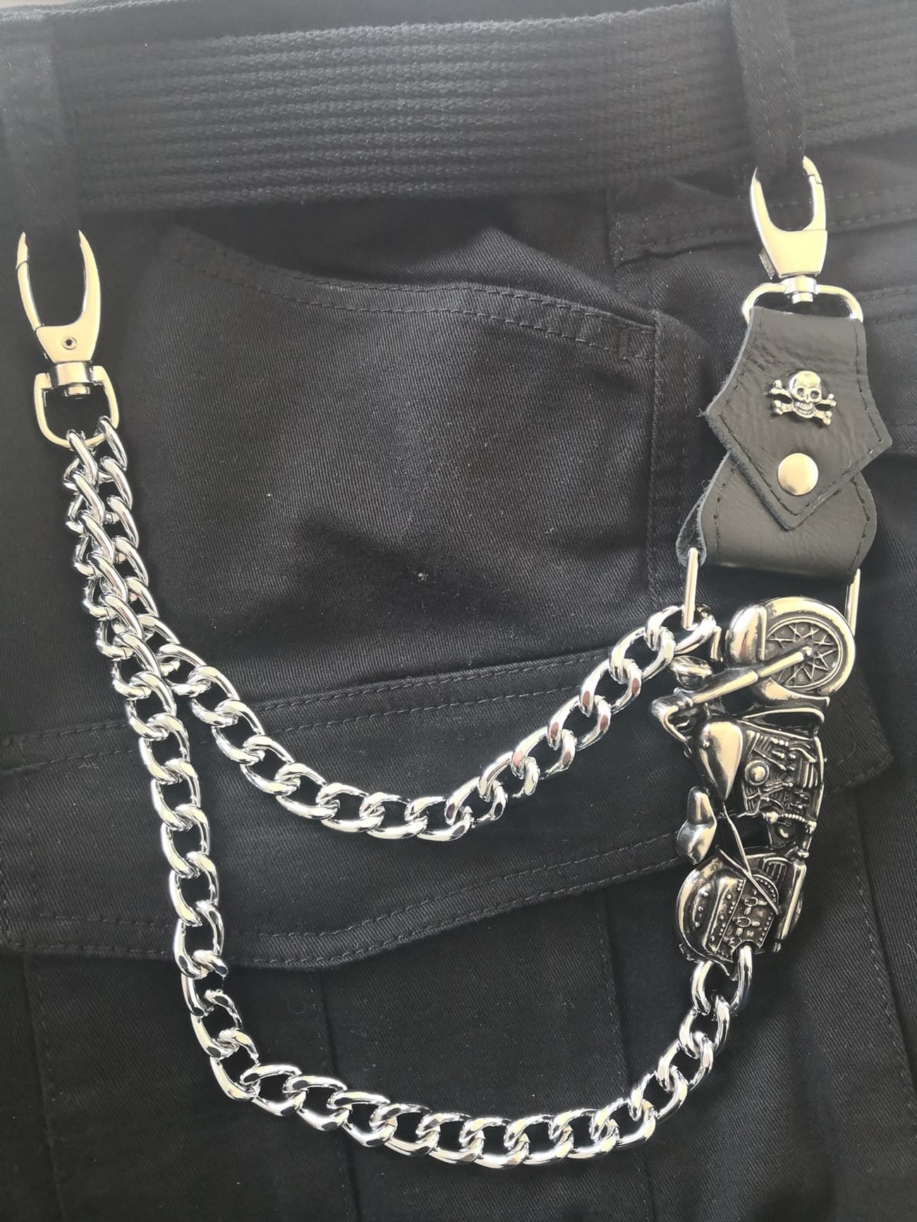 ŁAŃCUCH DO SPODNI "MOTOCYKL"